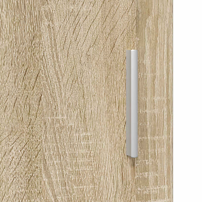 vidaXL TV Cabinet 130 x 33 x 47 cm Sonoma Oak Engineered Wood
