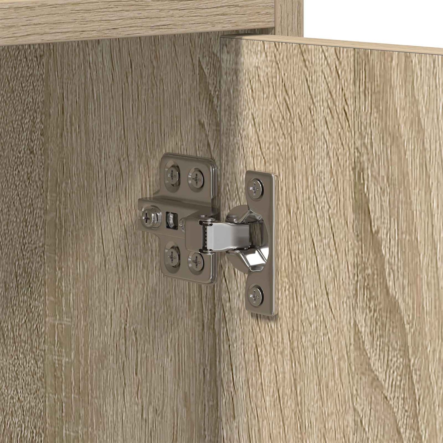 vidaXL TV Cabinet 130 x 33 x 47 cm Sonoma Oak Engineered Wood
