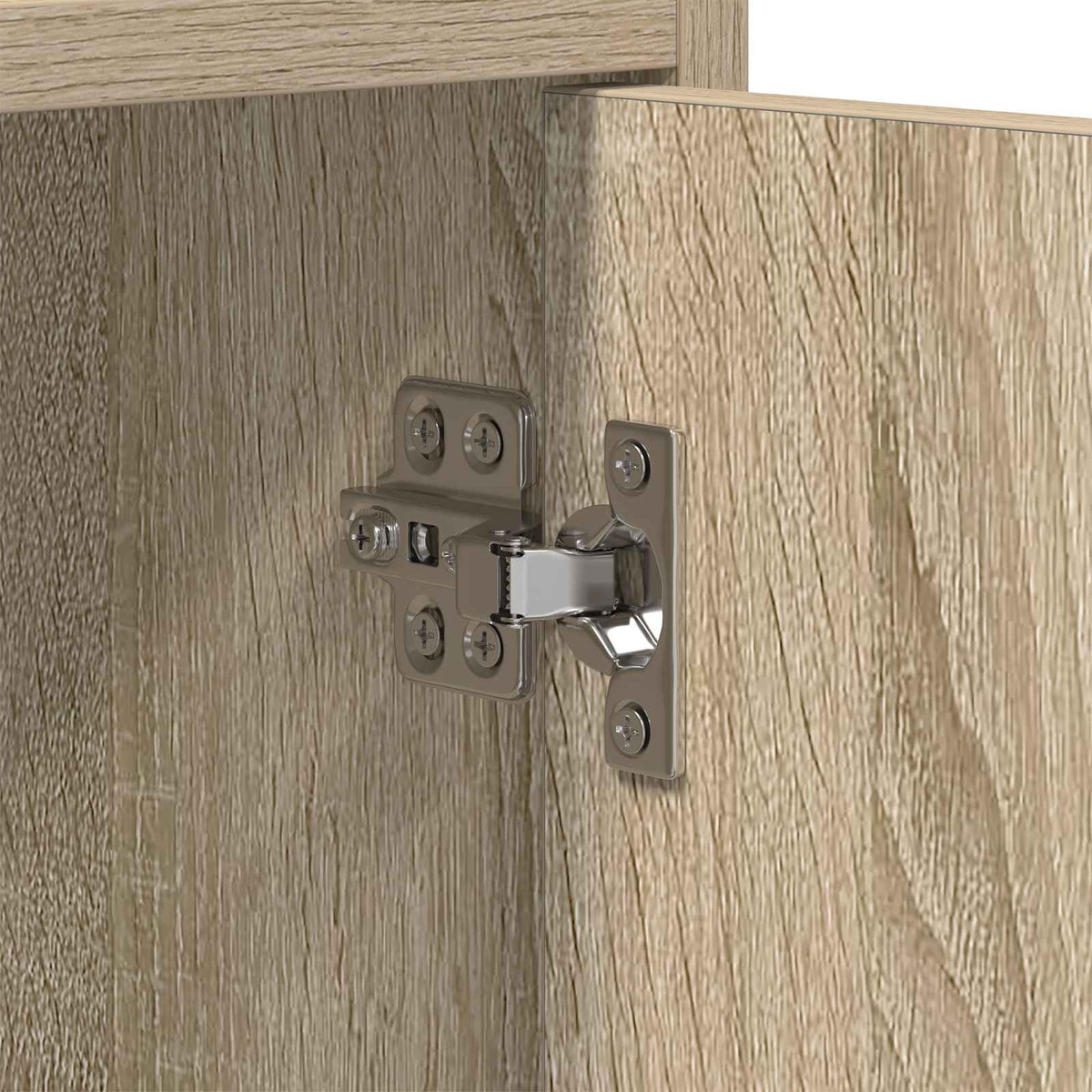 vidaXL TV Cabinet 130 x 33 x 47 cm Sonoma Oak Engineered Wood
