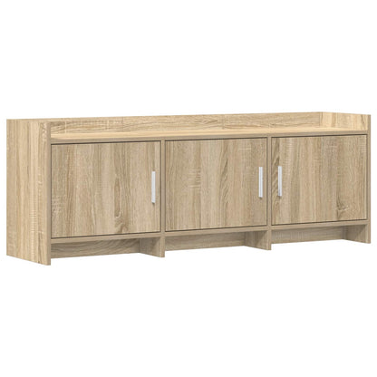 vidaXL TV Cabinet 130 x 33 x 47 cm Sonoma Oak Engineered Wood