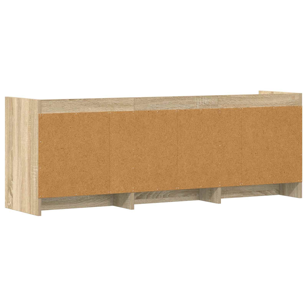 vidaXL TV Cabinet 130 x 33 x 47 cm Sonoma Oak Engineered Wood