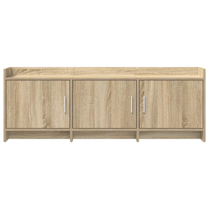 vidaXL TV Cabinet 130 x 33 x 47 cm Sonoma Oak Engineered Wood