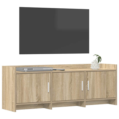 vidaXL TV Cabinet 130 x 33 x 47 cm Sonoma Oak Engineered Wood
