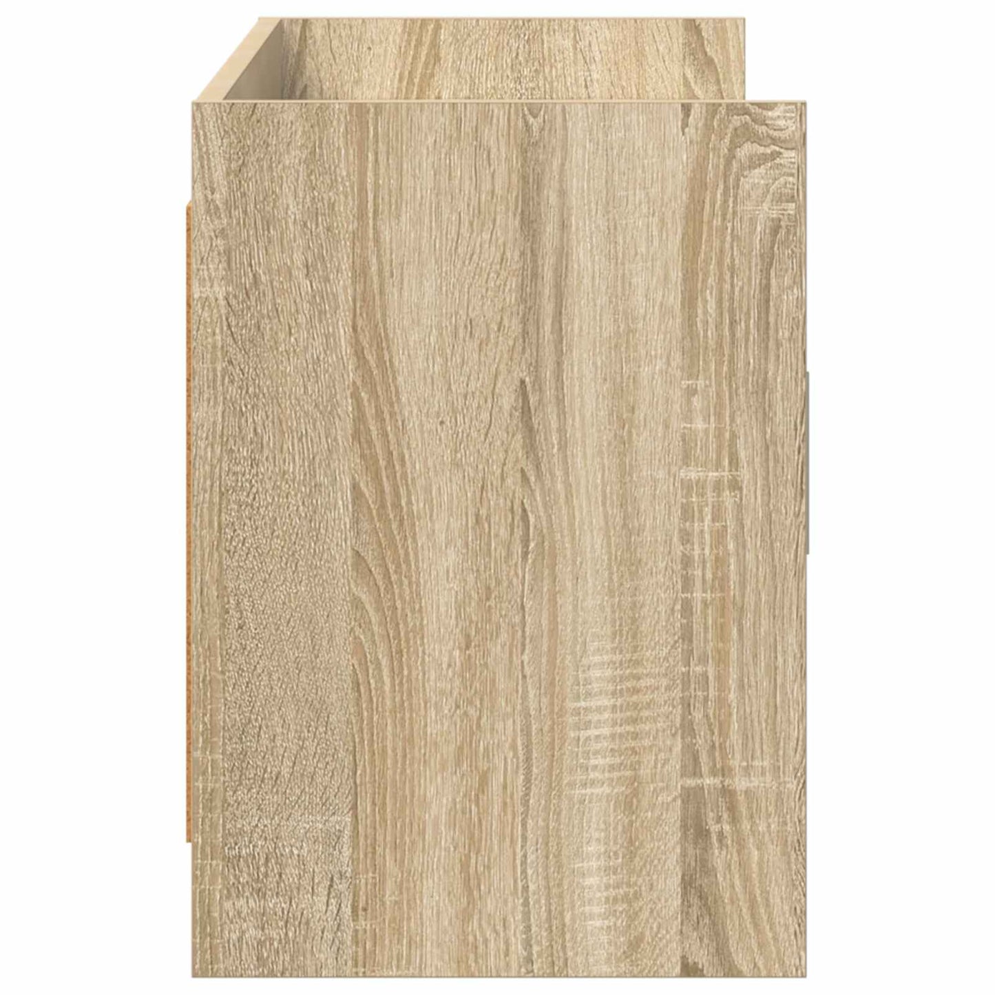 vidaXL TV Cabinet 130 x 33 x 47 cm Sonoma Oak Engineered Wood