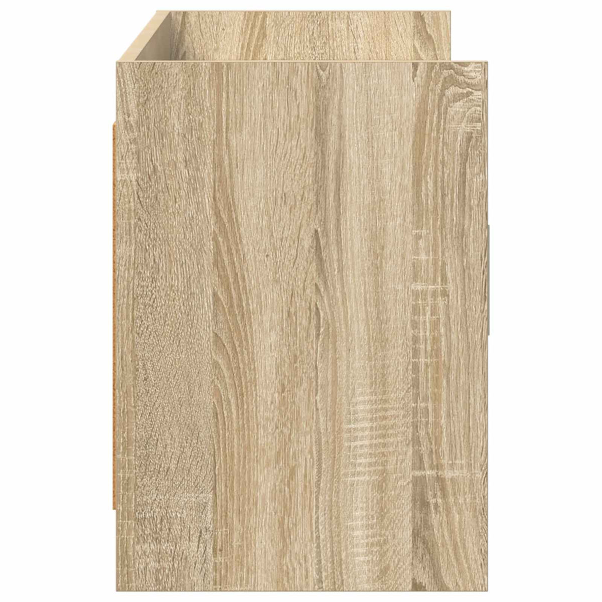 vidaXL TV Cabinet 130 x 33 x 47 cm Sonoma Oak Engineered Wood