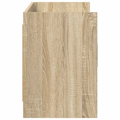 vidaXL TV Cabinet 130 x 33 x 47 cm Sonoma Oak Engineered Wood