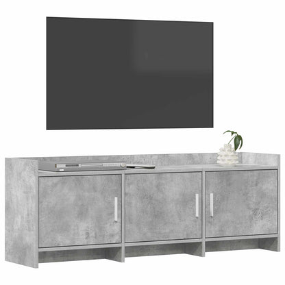 vidaXL TV Cabinet 130 x 33 x 47 cm Concrete Grey Engineered Wood