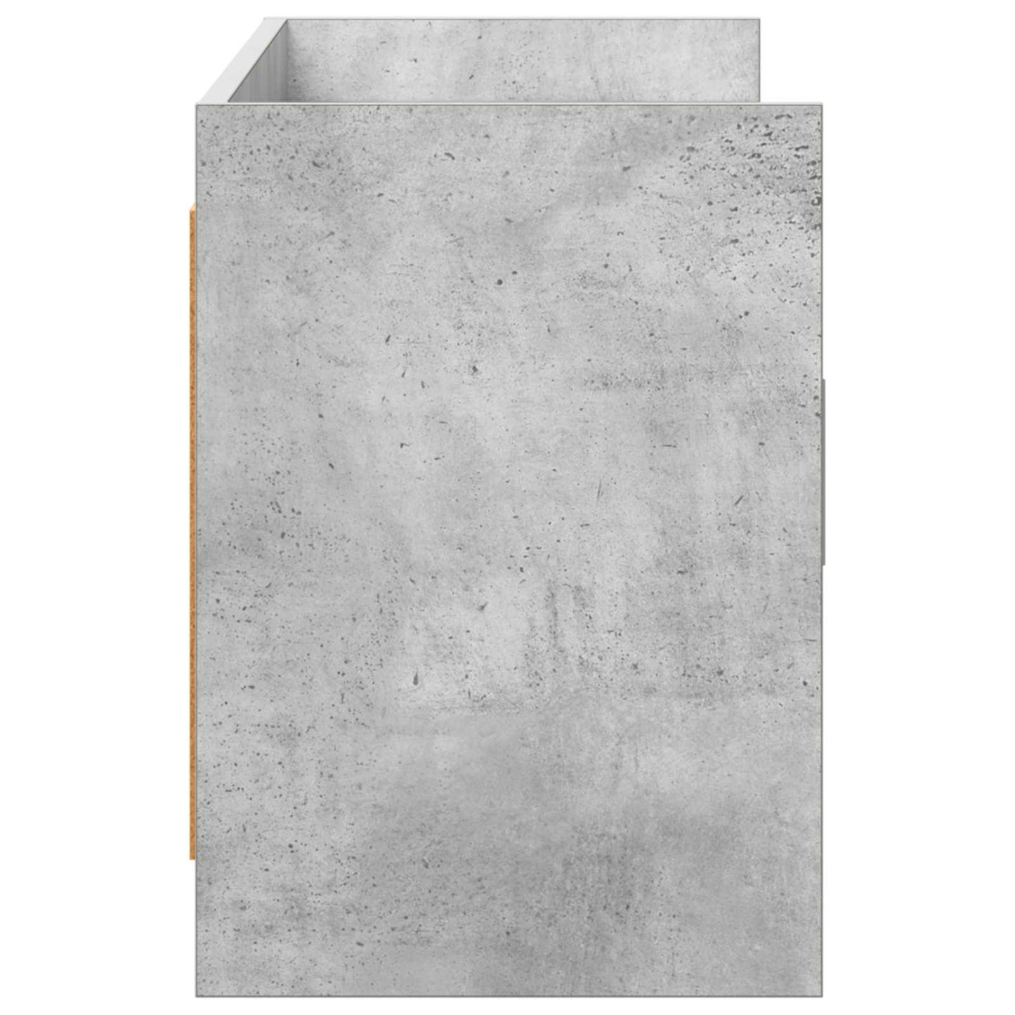 vidaXL TV Cabinet 130 x 33 x 47 cm Concrete Grey Engineered Wood