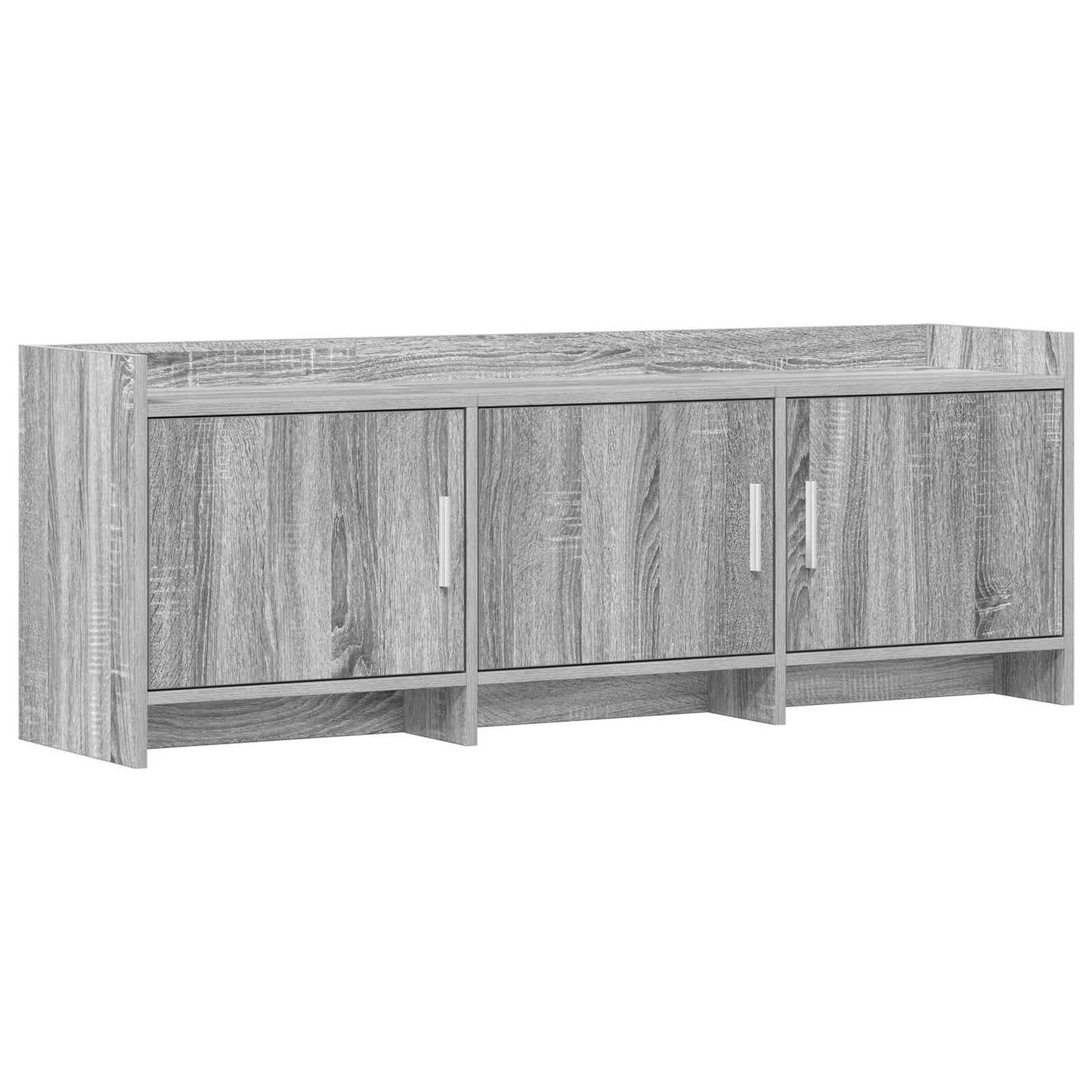 vidaXL TV Cabinet 130 x 33 x 47 cm Grey Sonoma Engineered Wood