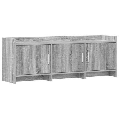 vidaXL TV Cabinet 130 x 33 x 47 cm Grey Sonoma Engineered Wood
