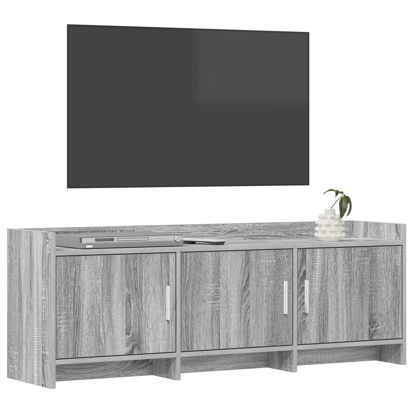 vidaXL TV Cabinet 130 x 33 x 47 cm Grey Sonoma Engineered Wood