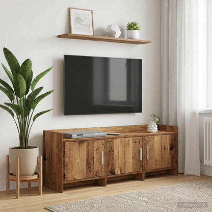 vidaXL TV Cabinet 130 x 33 x 47 cm Old Wood Engineered Wood