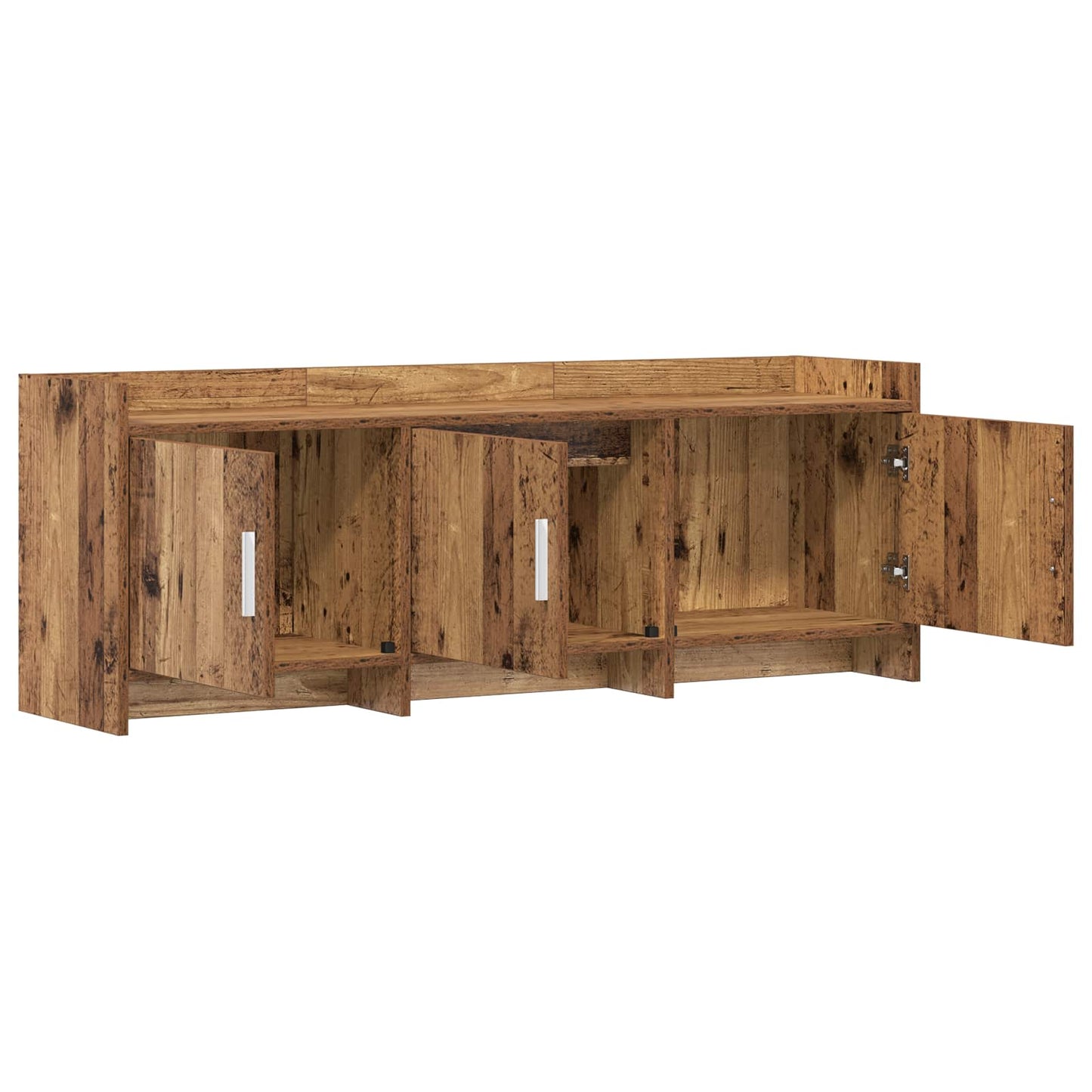vidaXL TV Cabinet 130 x 33 x 47 cm Old Wood Engineered Wood