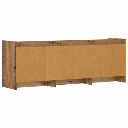 vidaXL TV Cabinet 130 x 33 x 47 cm Old Wood Engineered Wood