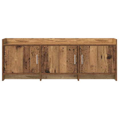 vidaXL TV Cabinet 130 x 33 x 47 cm Old Wood Engineered Wood