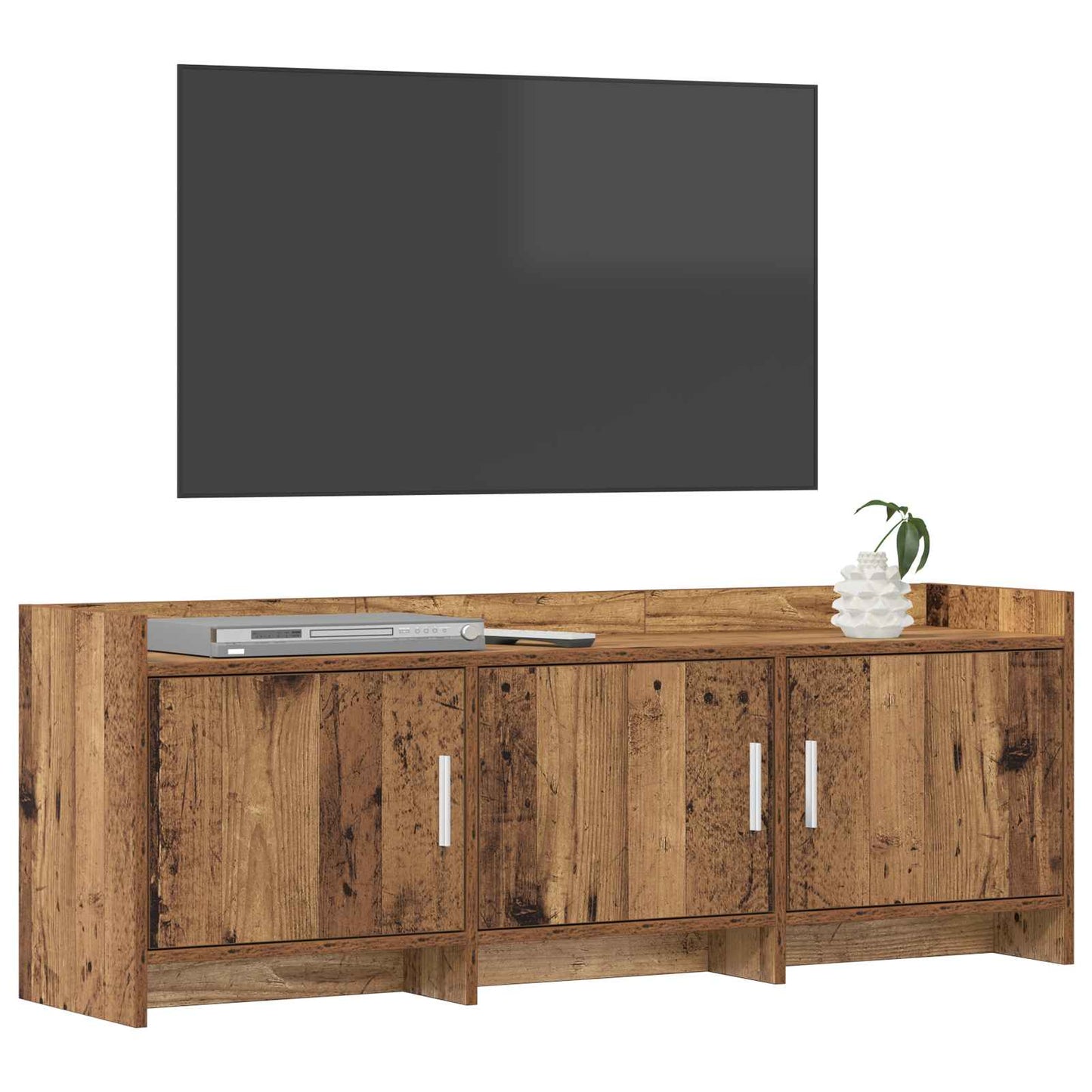 vidaXL TV Cabinet 130 x 33 x 47 cm Old Wood Engineered Wood