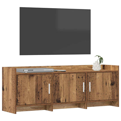 vidaXL TV Cabinet 130 x 33 x 47 cm Old Wood Engineered Wood