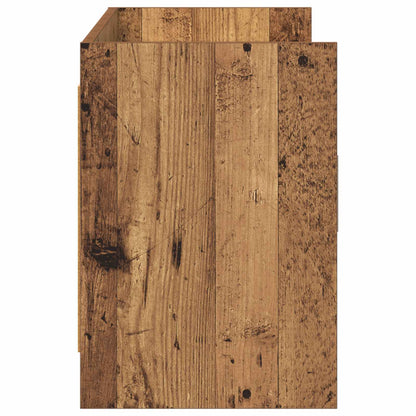 vidaXL TV Cabinet 130 x 33 x 47 cm Old Wood Engineered Wood