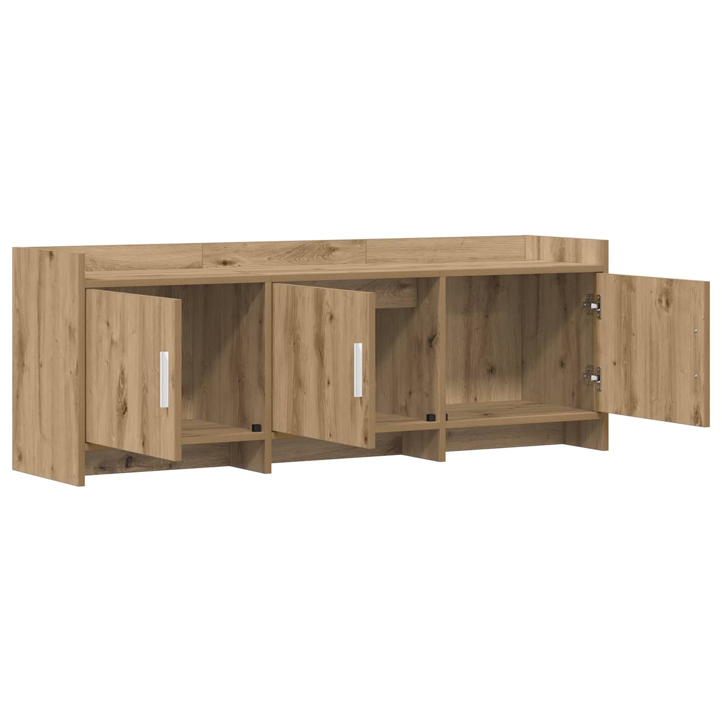 vidaXL TV Cabinet 130 x 33 x 47 cm Artisan Oak Engineered Wood