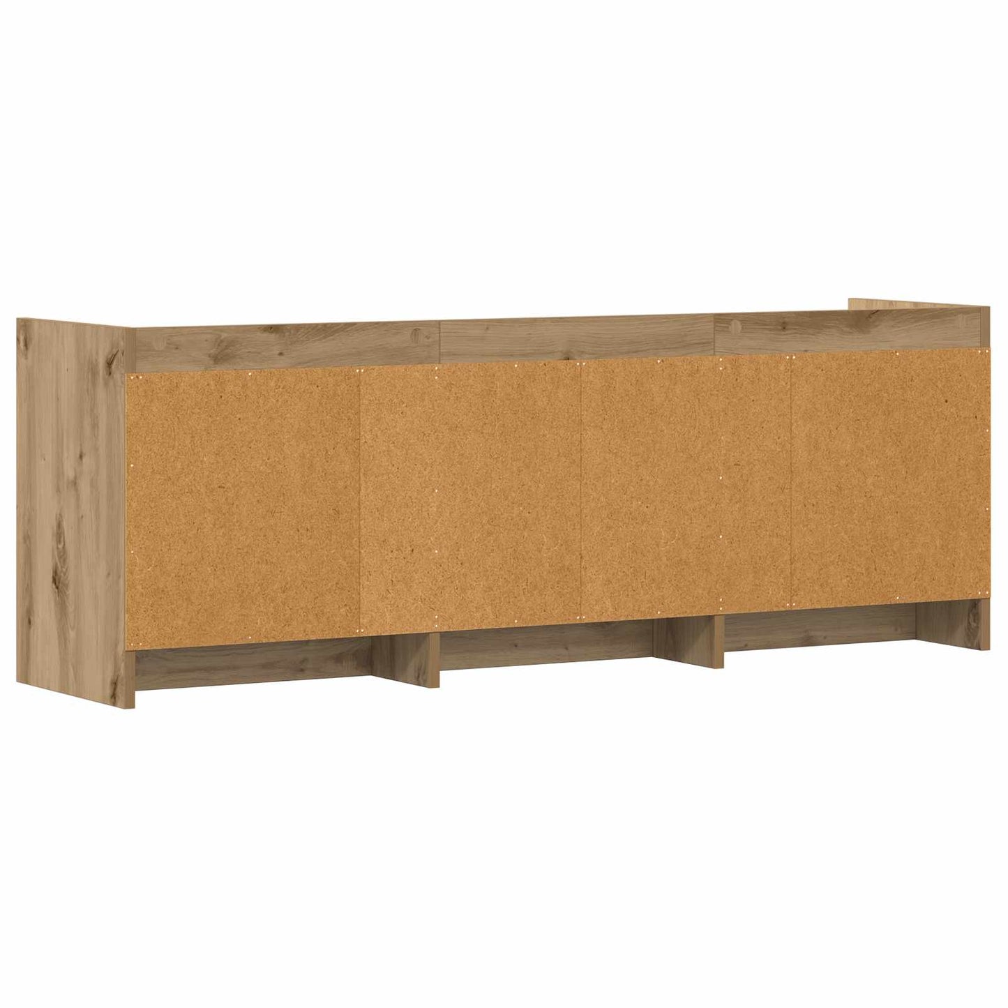 vidaXL TV Cabinet 130 x 33 x 47 cm Artisan Oak Engineered Wood