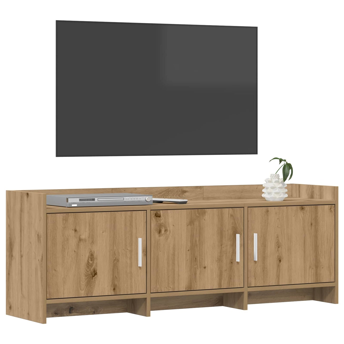 vidaXL TV Cabinet 130 x 33 x 47 cm Artisan Oak Engineered Wood