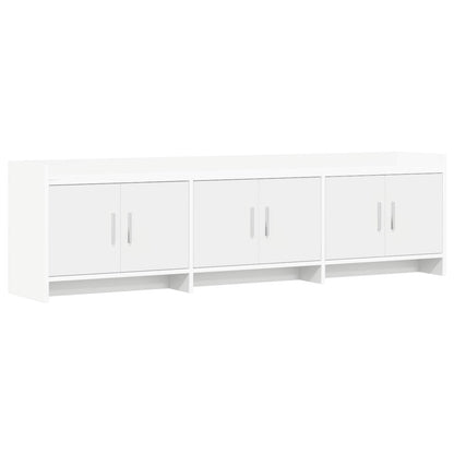 vidaXL TV Cabinet 168 x 33 x 47 cm White Engineered Wood