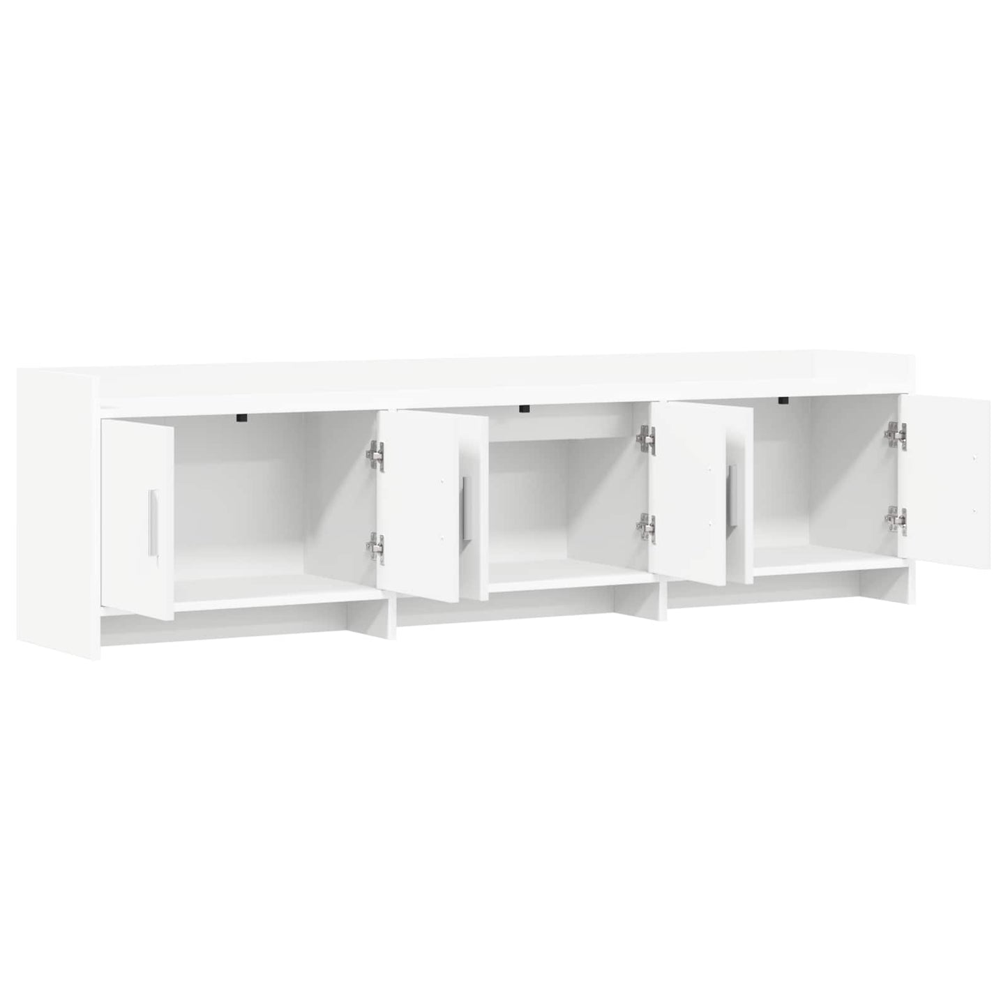 vidaXL TV Cabinet 168 x 33 x 47 cm White Engineered Wood