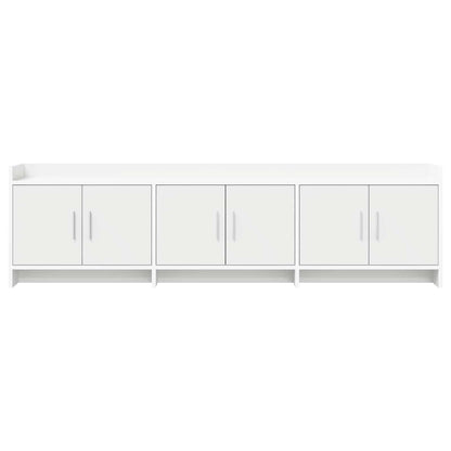 vidaXL TV Cabinet 168 x 33 x 47 cm White Engineered Wood