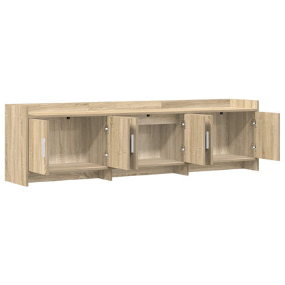 vidaXL TV Cabinet 168 x 33 x 47 cm Sonoma Oak Engineered Wood
