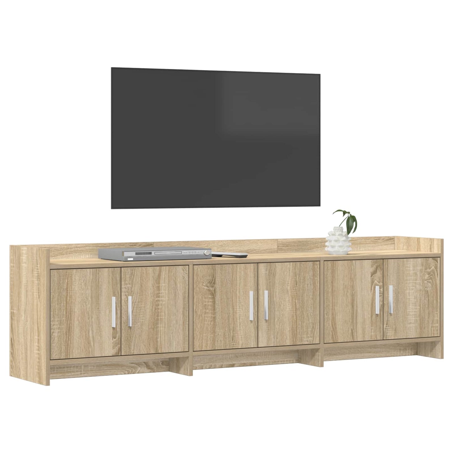 vidaXL TV Cabinet 168 x 33 x 47 cm Sonoma Oak Engineered Wood