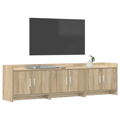 vidaXL TV Cabinet 168 x 33 x 47 cm Sonoma Oak Engineered Wood