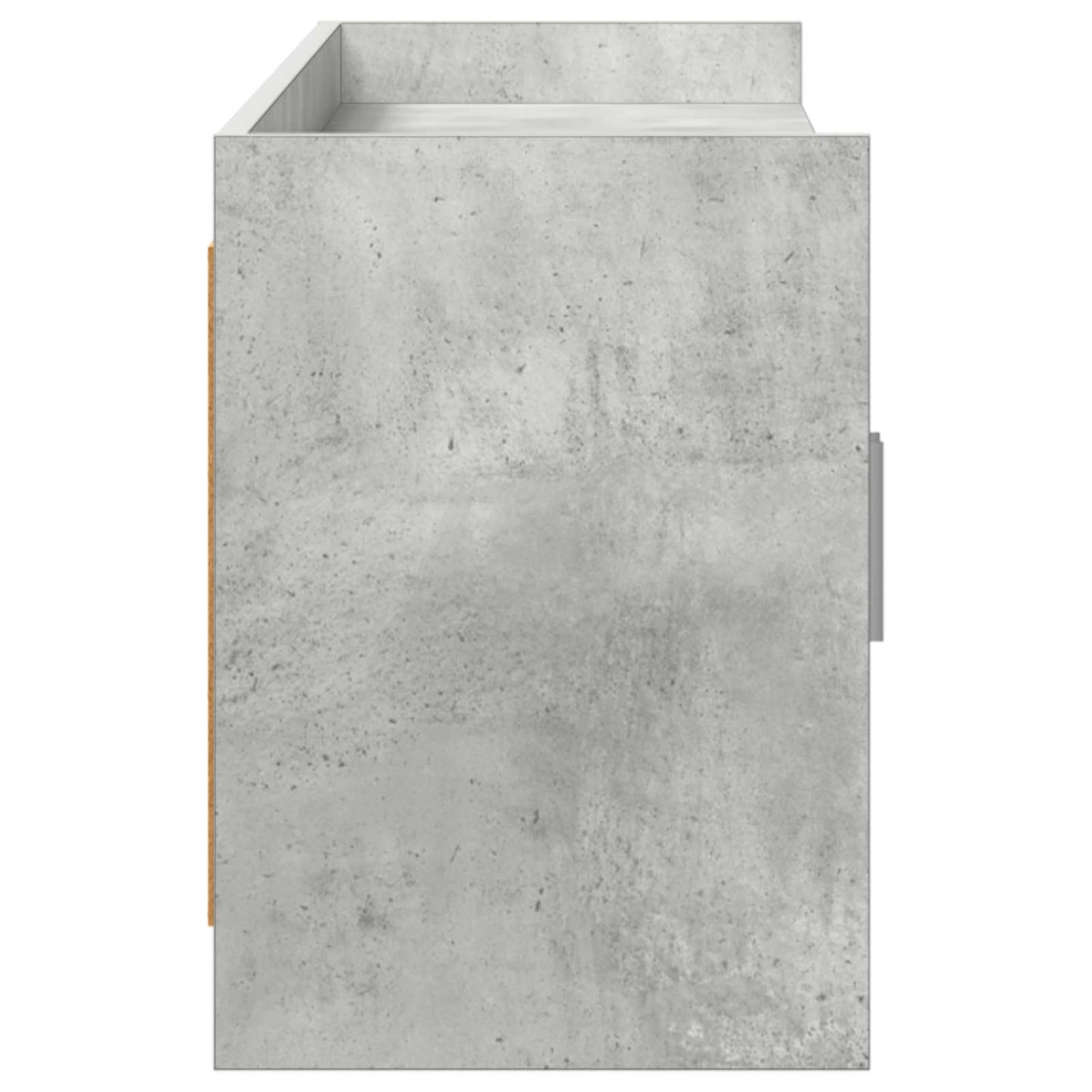 vidaXL TV Cabinet 168 x 33 x 47 cm Concrete Grey Engineered Wood