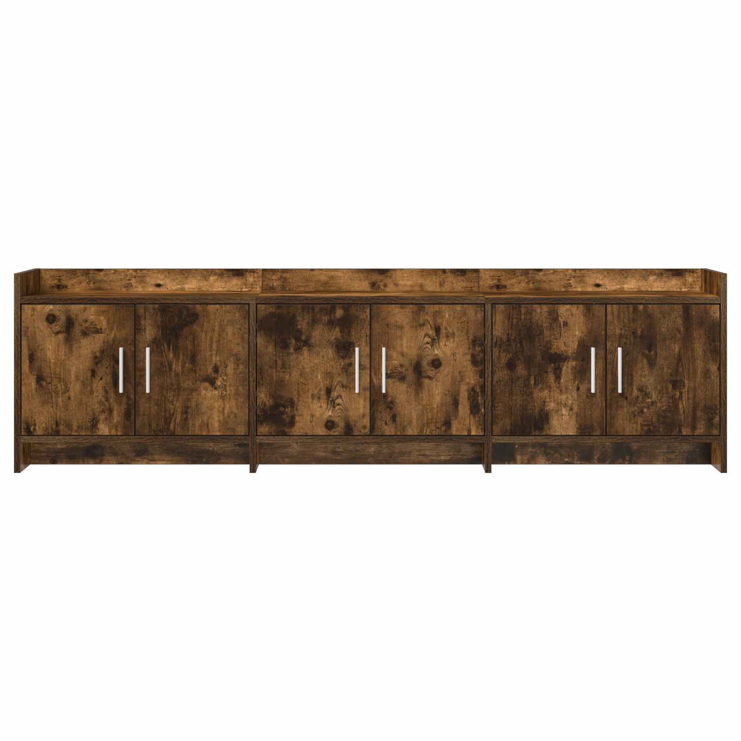 vidaXL TV Cabinet 168 x 33 x 47 cm Smoked Oak Engineered Wood