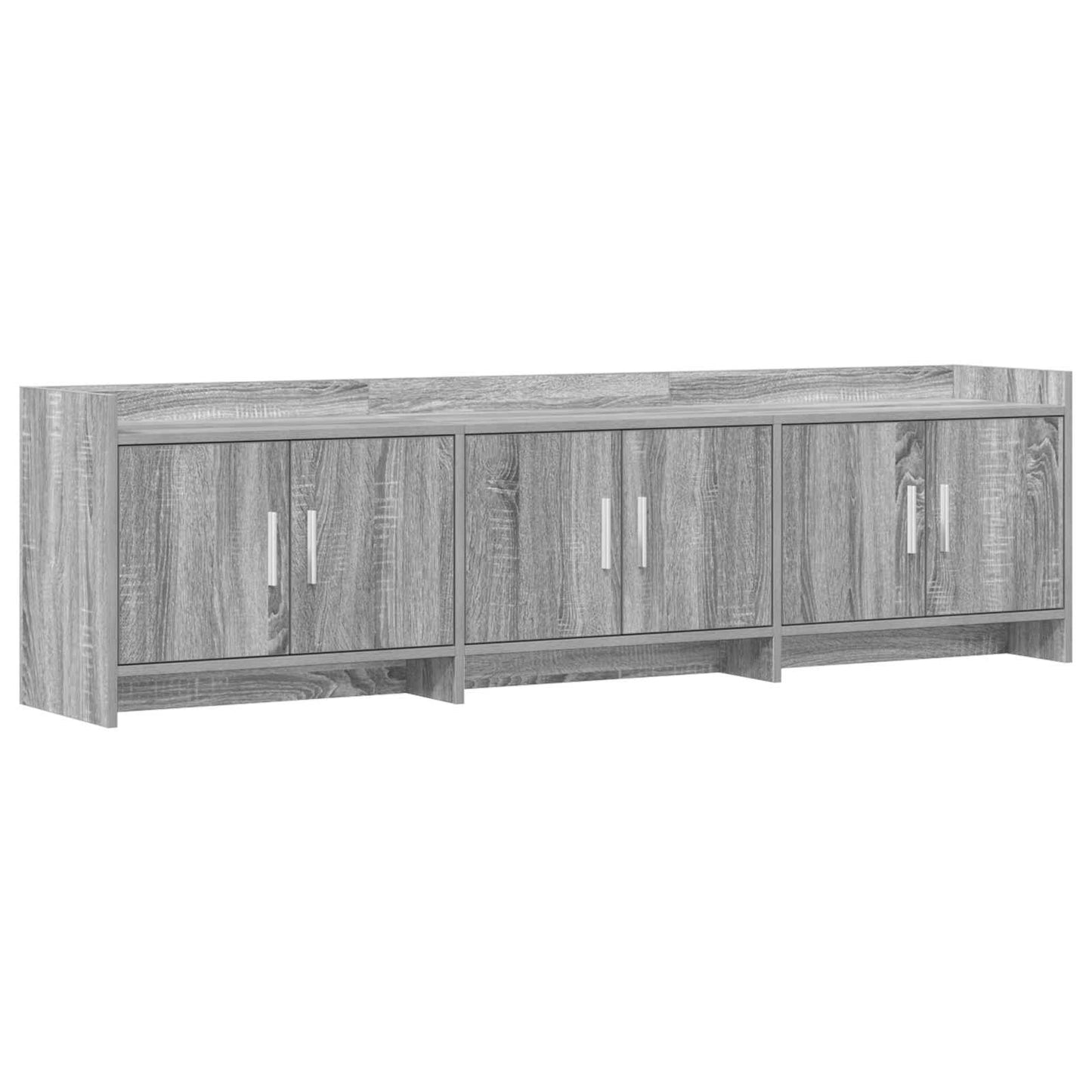 vidaXL TV Cabinet 168 x 33 x 47 cm Grey Sonoma Engineered Wood