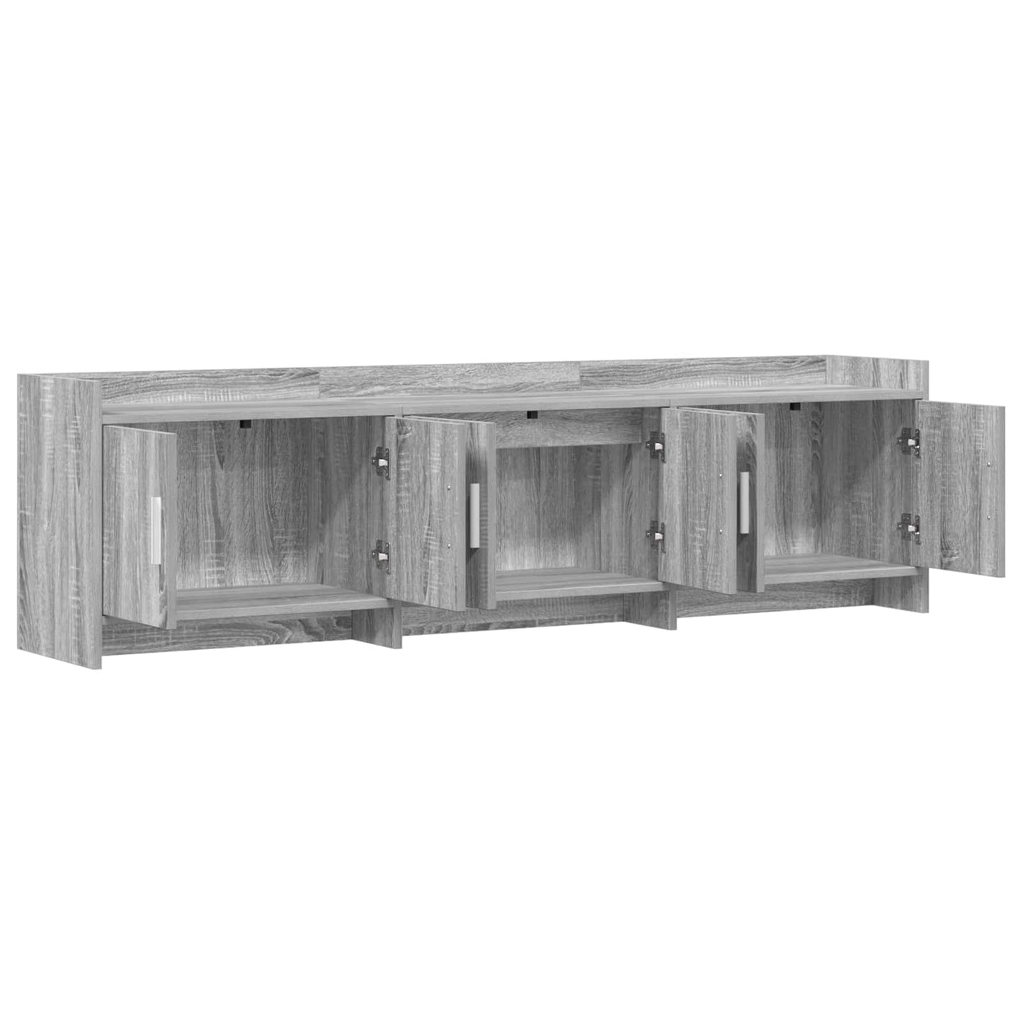 vidaXL TV Cabinet 168 x 33 x 47 cm Grey Sonoma Engineered Wood