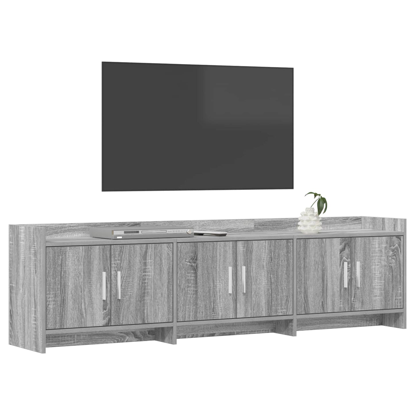 vidaXL TV Cabinet 168 x 33 x 47 cm Grey Sonoma Engineered Wood
