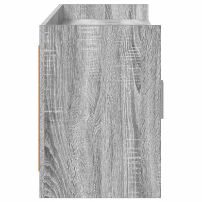 vidaXL TV Cabinet 168 x 33 x 47 cm Grey Sonoma Engineered Wood