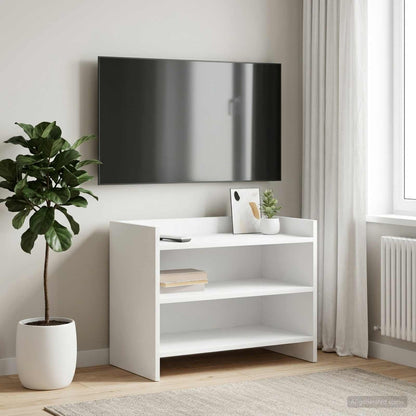 vidaXL TV Cabinet 60 x 33 x 47 cm White Engineered Wood