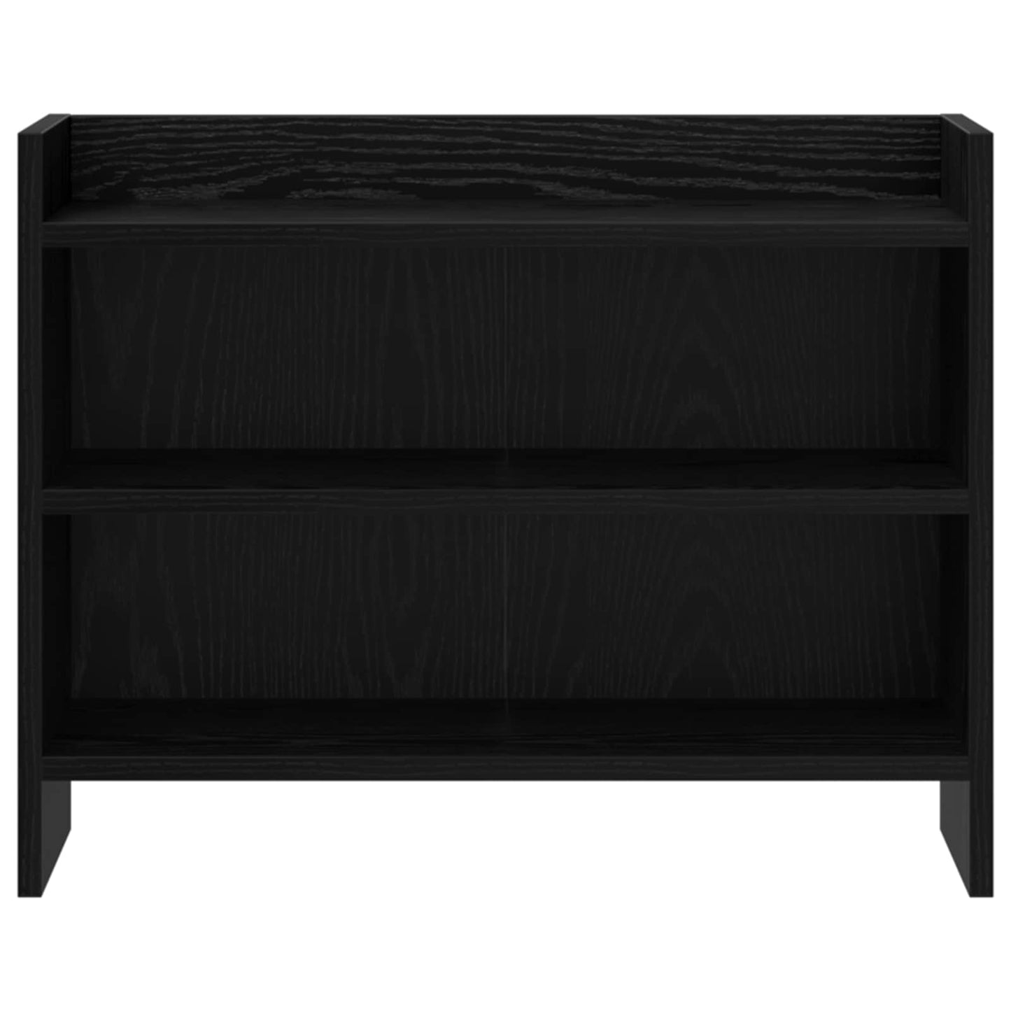 vidaXL TV Cabinet 60 x 33 x 47 cm Black Oak Engineered Wood