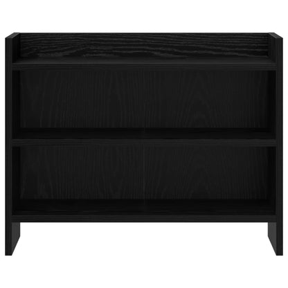 vidaXL TV Cabinet 60 x 33 x 47 cm Black Oak Engineered Wood