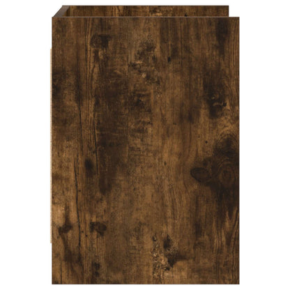 vidaXL TV Cabinet 60 x 33 x 47 cm Smoked Oak Engineered Wood