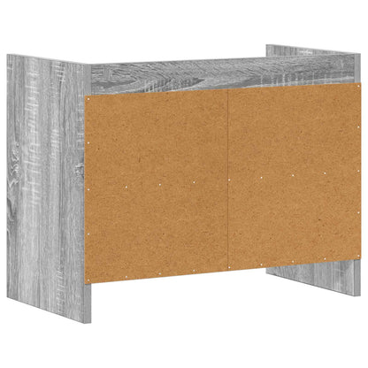 vidaXL TV Cabinet 60 x 33 x 47 cm Grey Sonoma Engineered Wood