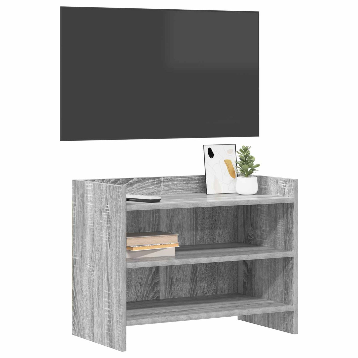 vidaXL TV Cabinet 60 x 33 x 47 cm Grey Sonoma Engineered Wood