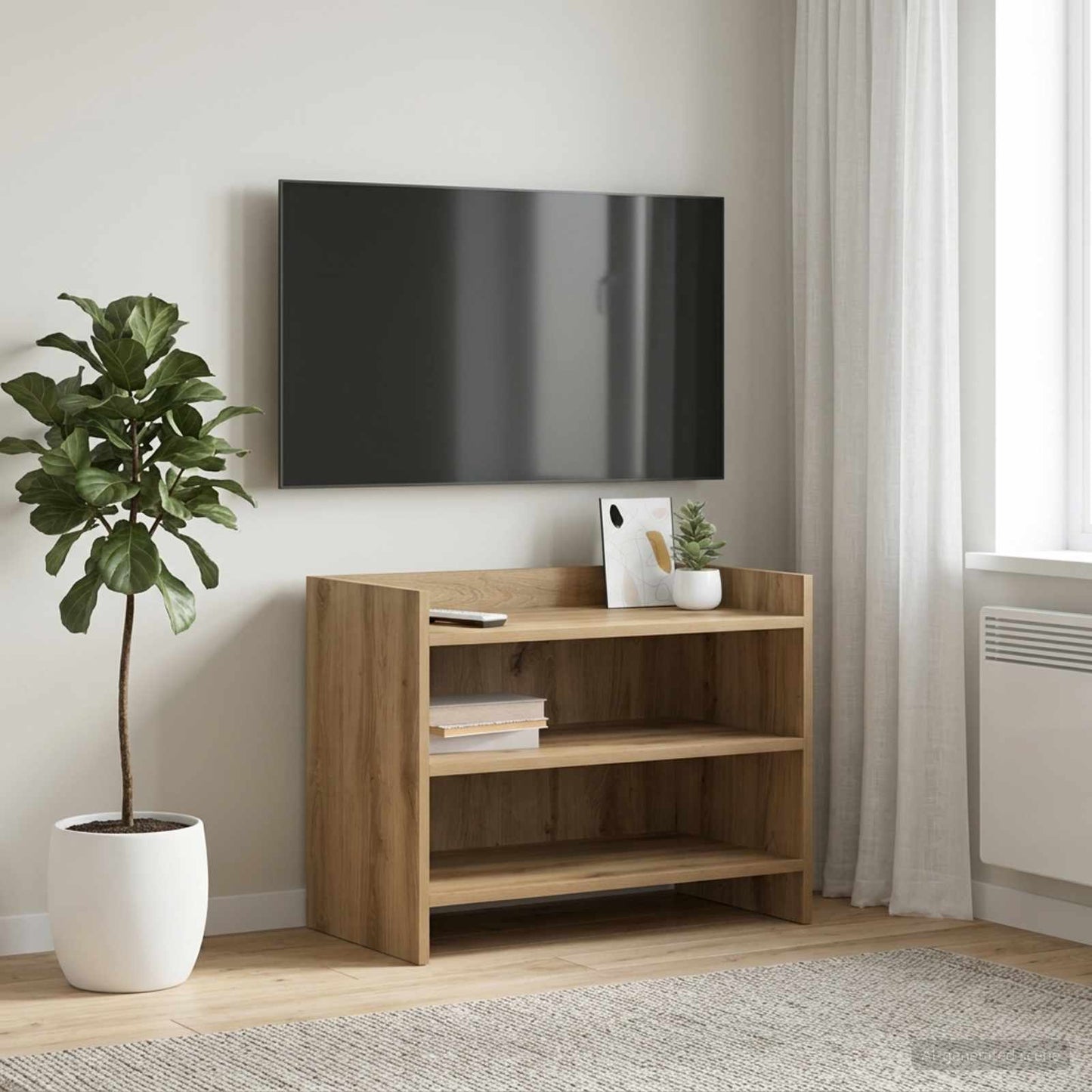 vidaXL TV Cabinet 60 x 33 x 47 cm Artisan Oak Engineered Wood