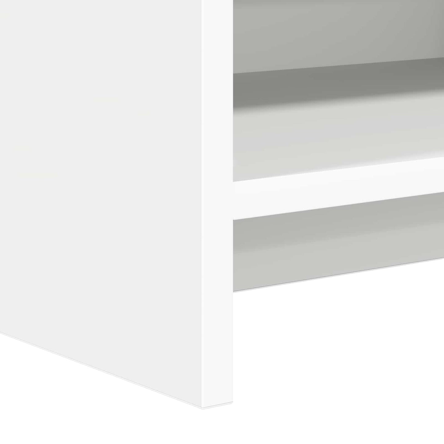 vidaXL TV Cabinet 100 x 33 x 47 cm White Engineered Wood
