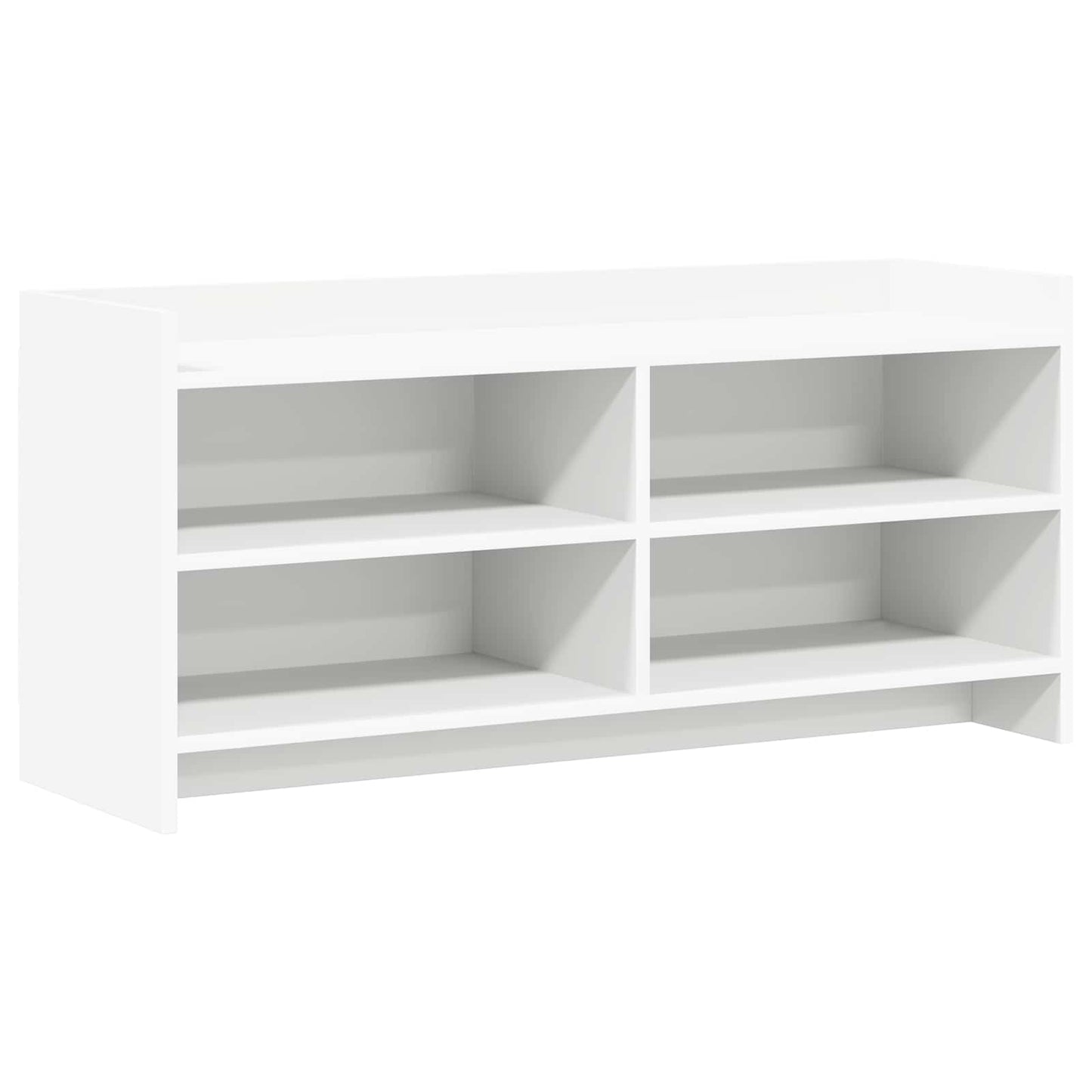 vidaXL TV Cabinet 100 x 33 x 47 cm White Engineered Wood