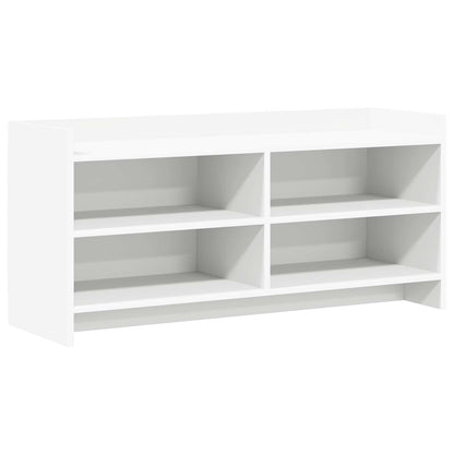 vidaXL TV Cabinet 100 x 33 x 47 cm White Engineered Wood