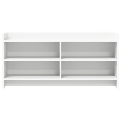 vidaXL TV Cabinet 100 x 33 x 47 cm White Engineered Wood
