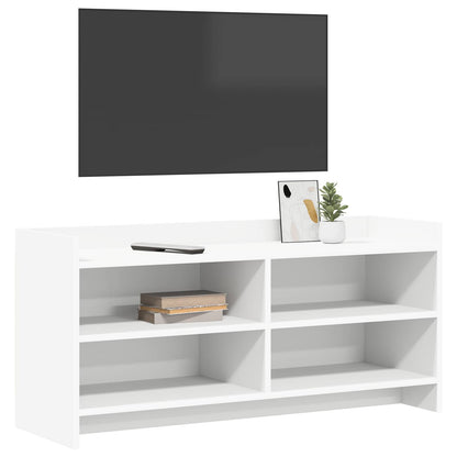 vidaXL TV Cabinet 100 x 33 x 47 cm White Engineered Wood