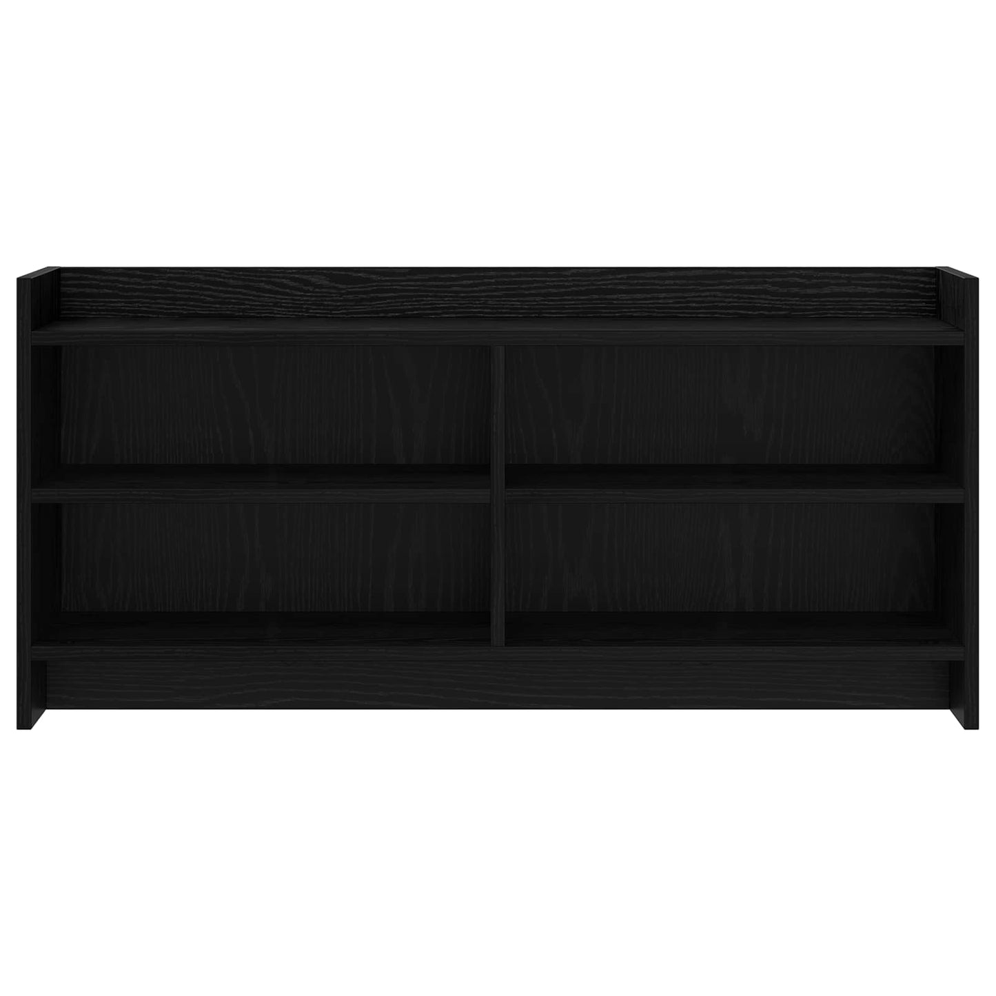 vidaXL TV Cabinet 100 x 33 x 47 cm Black Oak Engineered Wood